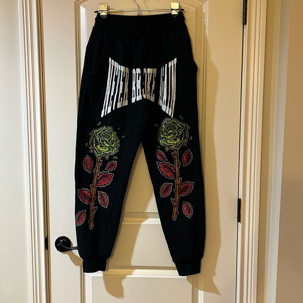 NBA Young Boy Never broke again sweat pants. Size S